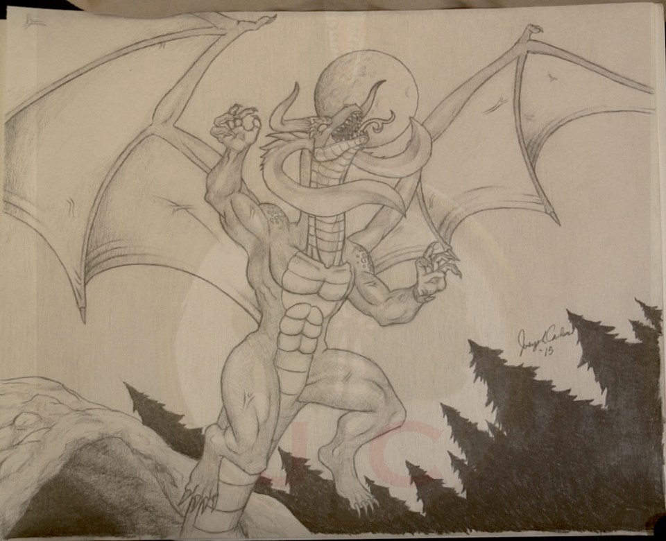 Dragon Blast-Off_12x16_$100